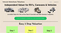 Desktop Screenshot of motorhomevaluations.com.au